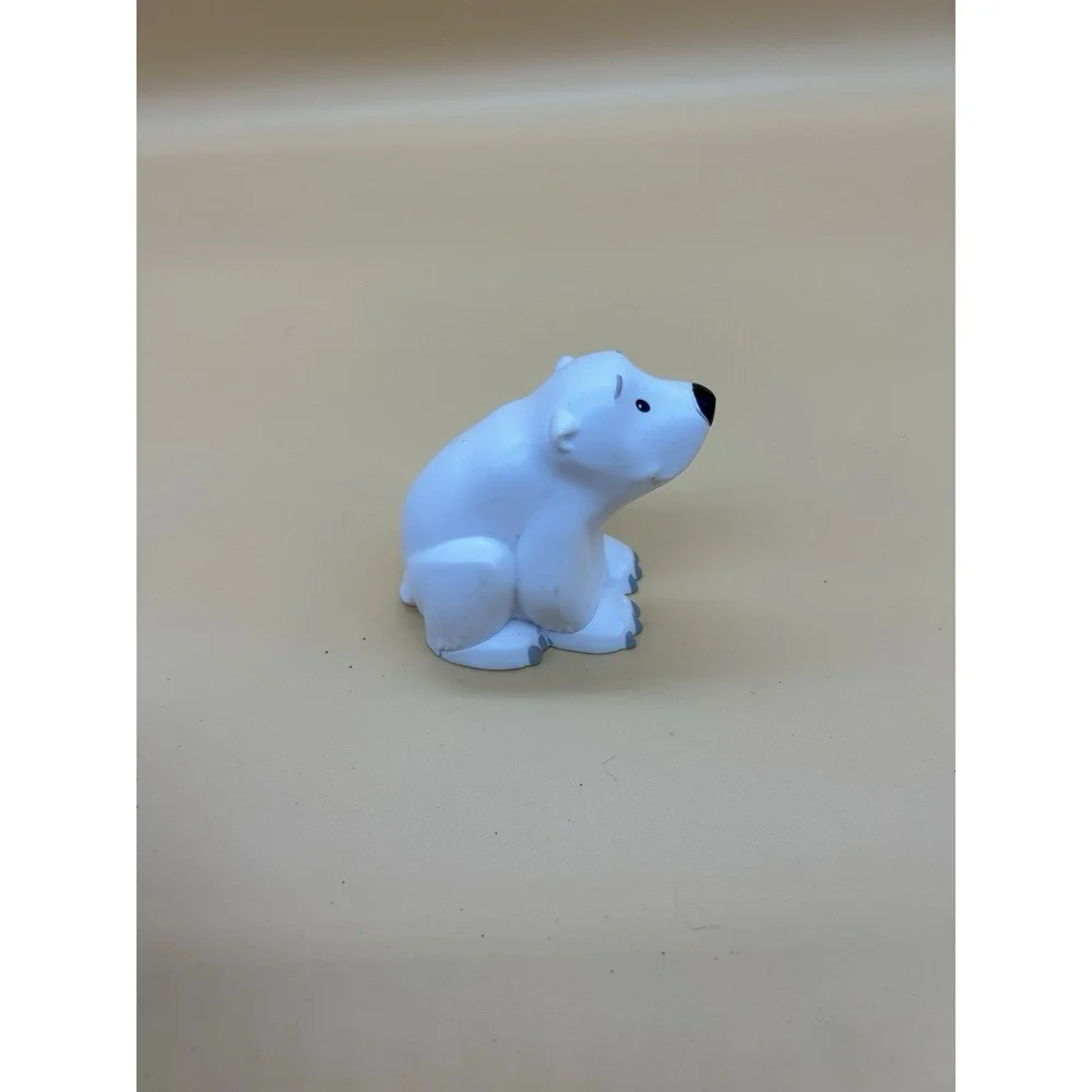 Fisher Price Little People Polar Bear White Arctic Animal Figure Replacement Toy